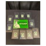 Topps Baseball Stamp Album With Collectible Stamps
