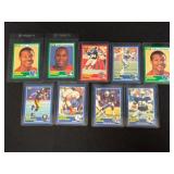 (9) 1989 Score Football Rookie Cards