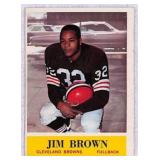 1964 Philadelphia Jim Brown Creased
