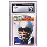 1977 Topps Steve Largent #177 Rookie CSG 6.5