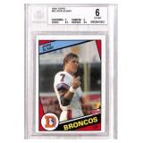 1984 Topps #63 John Elway Rookie BGS 6