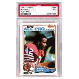 1982 Topps Ronnie Lott All-Pro Rookie PSA 7