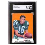 1969 Topps #85 Norm Snead Football Card (SGC 4.5)