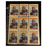 (18) LC Greenwood Football Trading Cards