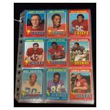 1971 Topps NFL Football Cards (45) in Sleeves