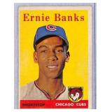 1958 Topps Ernie Banks Baseball Card #310