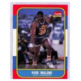 1986 Fleer Karl Malone Basketball Card #68