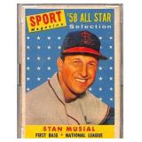1958 Sport Magazine Stan Musial Baseball Card
