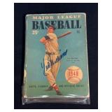 1948 Baseball Rule Book Signed by Ted Williams