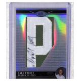 2007-08 Gabe Pruitt Auto Letterman Patch Card
