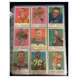 (63) 1959 Topps Football Cards Collection