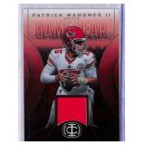 Patrick Mahomes II 2025 Panini Game Gear Card