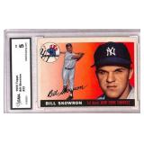 1955 Topps Bill Skowron #22 GMA Graded 5