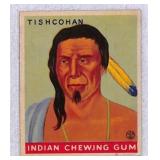 1933 Goudey Indian Gum Card No. 165 Tishcohan