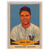1954 Red Heart Eddie Yost Baseball Card