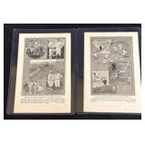 (2) Reach Baseball Guide Pages Babe Ruth