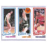 1980-81 Topps Larry Bird Rookie Leader