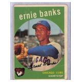 1959 Ernie Banks Topps Baseball Card #350