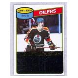 1980 Edmonton Oilers Team Leaders Card