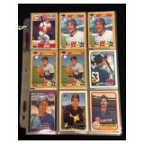 137 Vintage 1980s Baseball Cards