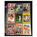 39 Baseball Star and HOF Trading Cards