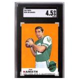 1969 Topps Joe Namath #100 Graded 4.5