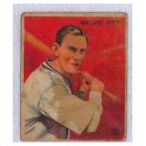 1933 Goudey Mel Ott Baseball Card No. 207