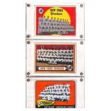 3 New York Yankees Team Cards