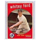 1959 Topps Whitey Ford Baseball Card #430