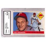 1955 Topps Ted Kazanski GMA 3.5
