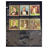 Six Mecca Cigarettes Billiards Trading Cards