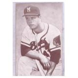 1947-66 Eddie Mathews Exhibit Card