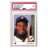 1989 Upper Deck Ken Griffey Jr. Star RC PSA 9