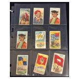 (9) Circa 1910 Sub Rosa Cigarette Cards