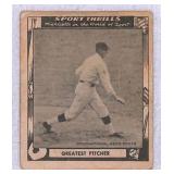 1948 Swell Sport Thrills Series Walter Johnson