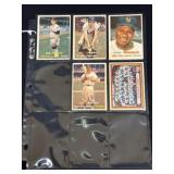 1957 Topps Baseball Cards Lot of 5