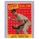 1958 Topps Luis Aparicio All-Star Baseball Card