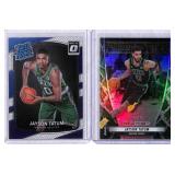 Jayson Tatum Rookie and Numbered Card