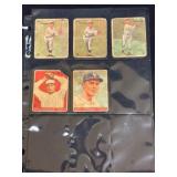 (5) 1933 Goudey Baseball Cards