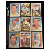 (9) 1969 Topps Baseball Cards