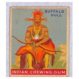 1933 Goudey Indian Gum Buffalo Bull
