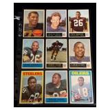 (9) Vintage NFL Cards 1960s