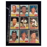 (18) 1961 Topps Baseball Cards