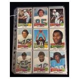 (45) 1975 Topps Football Cards