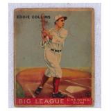 1933 Goudey Eddie Collins Baseball Card No. 42