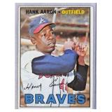 1967 Topps Hank Aaron Baseball Card #250