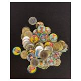 (60) Vintage MLB Player Coins