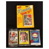 1988 Baseball Card Packs and All-Pro Cards