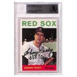 1964 Topps #248 Johnny Pesky Signed Card