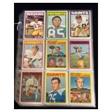 1972 Topps NFL Football (45 Total)